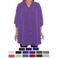 Solid CRINKLE RAYON or FLAT RAYON New Tunic Top