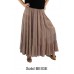 Solid CRINKLE RAYON or FLAT RAYON Tiered Skirt