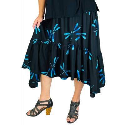 Women's Plus Size Del Mar Skirt Dragonfly