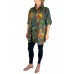 Women's Plus Size Tunic - Electric Dragonfly