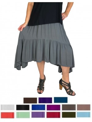 Women's Plus Size Skirt - Del Mar 15 Color 