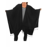 Women's Cover Up - Solid Black 