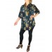 Women's Plus Size Tunic Top - Sonoma Flower