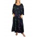 Women's Plus Size Dress - Violet Dragonfly Delia with Pockets